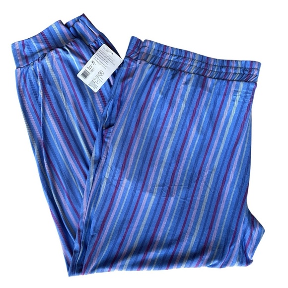 Jockey Soft Cool Jogger in Blue Dashed Stripe Size XL NWT - Picture 3 of 7